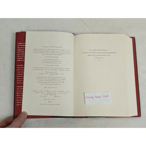 Autographed 3-Book Set by Stephenie Meyer – Twilight, New Moon, Eclipse Signed - Picture 6 of 8